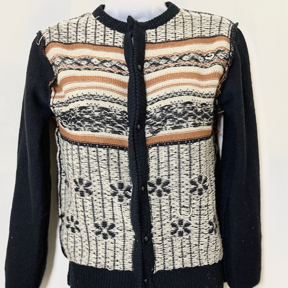 Button down sweater